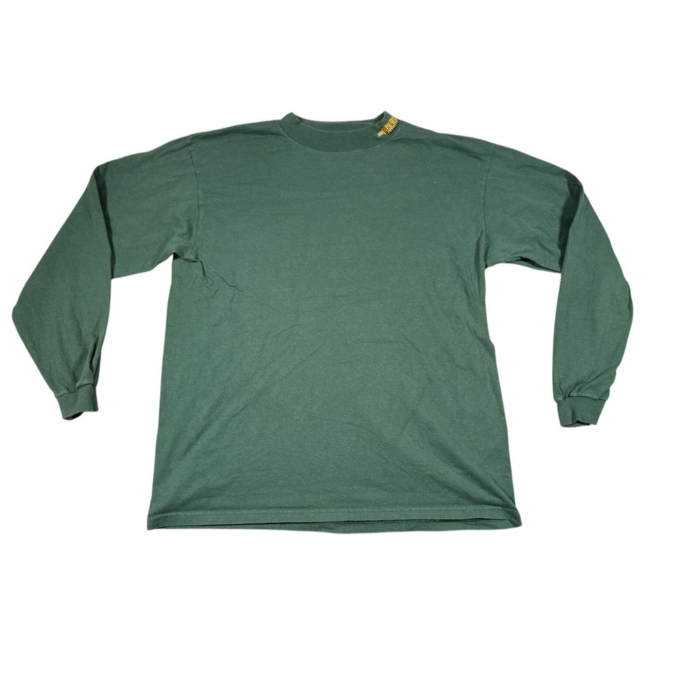 Green Bay Packers Turtleneck T Shirt Large Medium Green NFL Football Long Sleeve